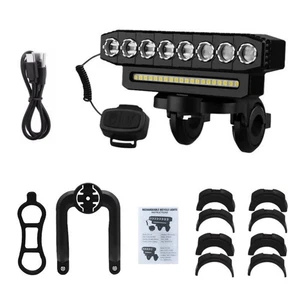 Fahrrad Frontscheinwerfer Super Bright LED Bike Light Fit Type-C Charging - Bild 1 von 23