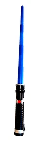 Hasbro Star Wars Lichtschwert blau Lucasfilm 1999 Lichtschwert einziehbar  - Bild 1 von 5