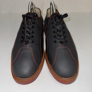 SCOTCH GRAIN HIROKAWA M44 black Suede leather W/ Red Stitch mens 24.5EEE US 6.5 - Picture 1 of 9