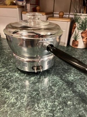 Vintage West Bend Aluminum Pop corn Popper With Instruction Manual - Image 1 of 4