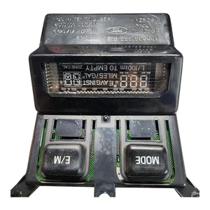 99-04 FORD F250 F350 SD OVERHEAD CONSOLE COMPASS TRIP COMPUTER DISPLAY FOR PARTS - Picture 1 of 9