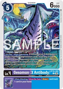 Digimon Gesomon (X Antibody) Common BT16-069 C NM - Picture 1 of 1