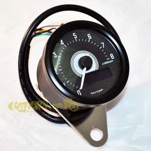 Contagiri elettronico nero Daytona Velona per cafè racer per Triumph honda - Picture 1 of 1