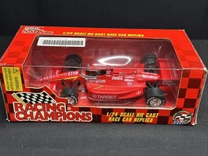 1997 RACING CHAMPIONS #4 TARGET INDY CAR ALEX ZANARDI 1/24 DIECAST - Picture 1 of 18