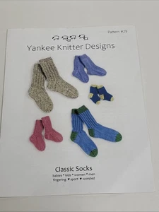 Yankee Knitter Designs Classic Socks Pattern #29 Knitting Pattern - Picture 1 of 4