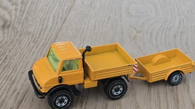 Siku 1620 Mercedes Benz Unimog U1500 LKW mit Hänger, Maßstab 1/50 - Bild 1 von 2