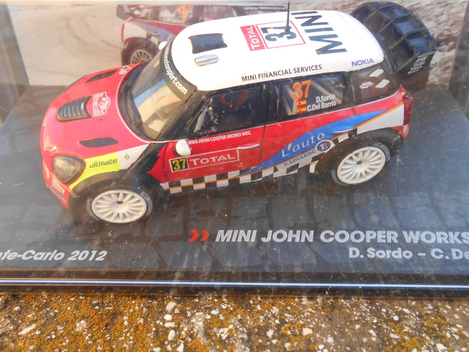 DIE CAST MINI JOHN COOPER WORKS WRC Mcarlo 2012 D.SORDO-C.DEL BARRIO  SCALA 143 - Immagine 1 di 1