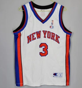 NBA BASKETBALL JERSEY CHAMPION #3 MARBURY SIZE S SHIRT  NEW YORK KNICKS - Picture 1 of 7