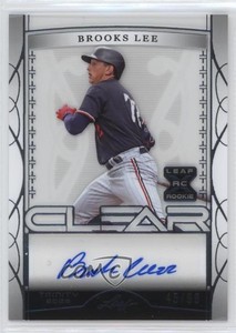 2022 Leaf Trinity Clear Auto Silver Foil /99 Brooks Lee #CA-BL1 Auto