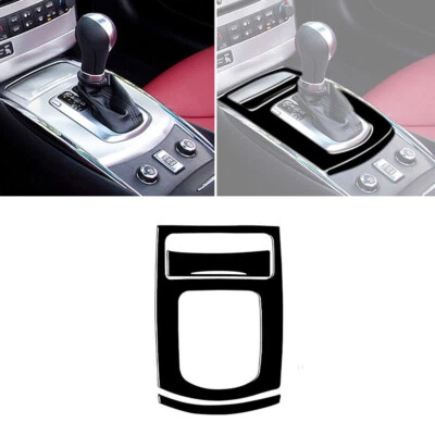 Cubierta de panel de cambio de marchas interior negro piano 3 piezas para Infiniti G37 2010-2013 Foto 1 de 4