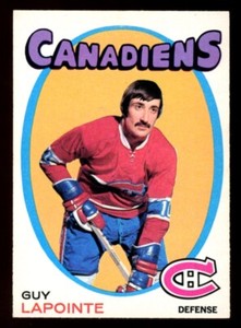 1971-72 OPC O PEE CHEE NHL Hockey #145 Guy Lapointe NM Montreal Canadiens Card
