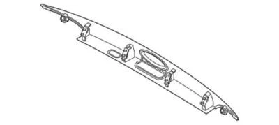 Panel de acabado de tapa de cubierta Focus original Ford 2012-2018 con cámara CV6Z-5443400-BA Foto 1 de 4