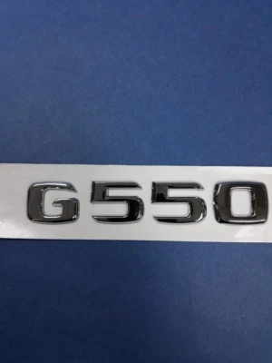 CHROME * G550 * TRUNK LETTER EMBLEM BADGE SET FOR MERCEDES BENZ G-CLASS AMG - Image 1 of 4
