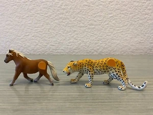 2 tolle Ravensburger TIPTOI Kunststoff Spielfiguren Tiere: Leopard und Wildpferd - Bild 1 von 12