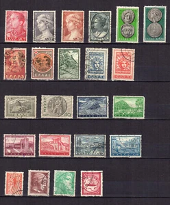 Griechenland ein Lot von 22 Marken gestempelt /TE1217 - Bild 1 von 1