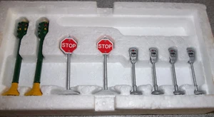 Department 56 Heritage Village Collection Utilities Set of 8 In Box #5512-3 - Picture 1 of 6