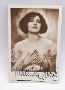 MARCELLA ALBANI  Autografo manoscritto originale Hand Signed Autograph Cartolina - Picture 1 of 1