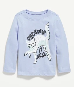 Old Navy Toddler Halloween Size 4T ~ Long Sleeve T-Shirt Tee .. Creepin it Real - Picture 1 of 2