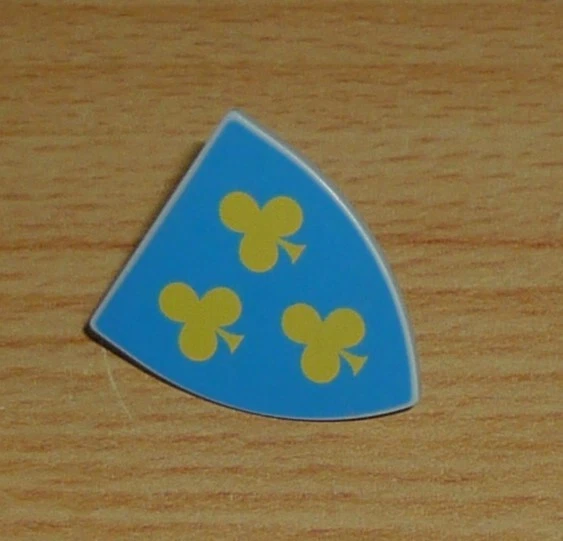 Lego Ritter 1 Schild aus Set 10305 (3 Eicheln), neue Version - Bild 1 von 1