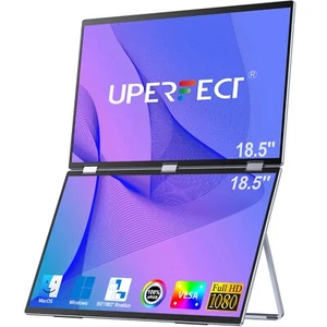 Double Moniteur Portable pour Ordinateur Portable Écran 18,5" 1920x1080 Extender Monitor - Photo 1/8