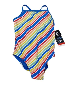 Disfraz de Natación SPEEDO Niñas UPF 50+ Multicolor Forrado Frontal Talla 10 Años 1 - Imagen 1 de 2
