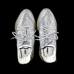Adidas Mens Yeezy Boost 350 V2 Cloud White Non-Reflective Size 10.5 Comfort - Picture 1 of 8