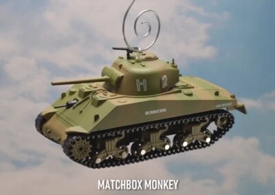 USA Sherman Tank M4 D-Day Utah Beach WWII Army USMC Christmas Ornament D-32 - Image 1 of 4