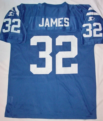 SWEET VINTAGE 1998 STARTER INDIANAPOLIS COLTS EDGERRIN JAMES JERSEY-SIZE 46 Cover