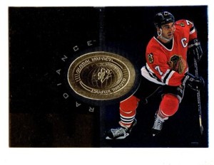 1998-99 SPx Finite RADIANCE #120 Chris Chelios SERIAL #1890/3475 CHICAGO