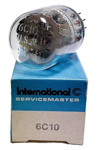 6C10 GE Rebranded by Internation C , NOS. Dot GE .Triple Triode Subst. for 6BK11 - Picture 1 of 8