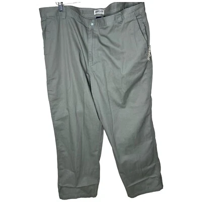 Magellan Sports Wear Cargo 100% 棉绿色裤子 尺寸 44W 32L 口袋 腰带环 — 第 1/4 张图片