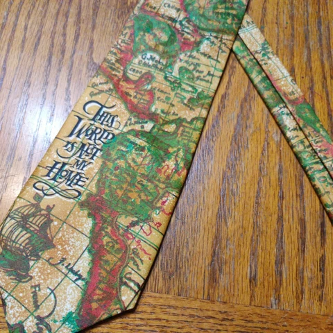 APPOINTED APPAREL CHRISTIAN MEN'S TIE This World Is Not My Home Cover