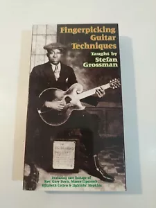 Fingerpicking Guitar Techniques Taught by Stefan Grossman VHS Video 1991 - Picture 1 of 3