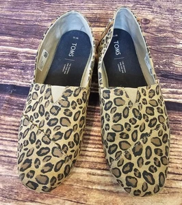 Toms Women's Size 10 Leopard Print Comfort Classic Flats Casual - Picture 1 of 7