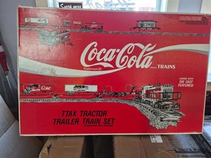 K LINE TRAINS #1105 COCA COLA TTAX TRAIN SET STILL SEALED UNUSED LN BX - Picture 1 of 11