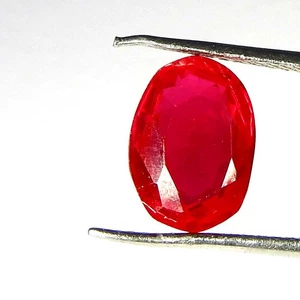 3.75CtsNatural Imitation Ruby Oval Cut Cabochon Loose Gemstones - Picture 1 of 3