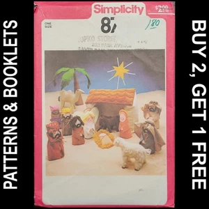 Vintage Simplicity Christmas Creche (Nativity) Pattern #8776 One Size UNCUT - Picture 1 of 6