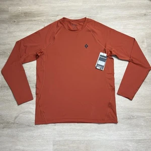 Black Diamond Alpenglow Long Sleeve Crew Shirt Burnt Sienna Mens Medium NWT - Picture 1 of 4