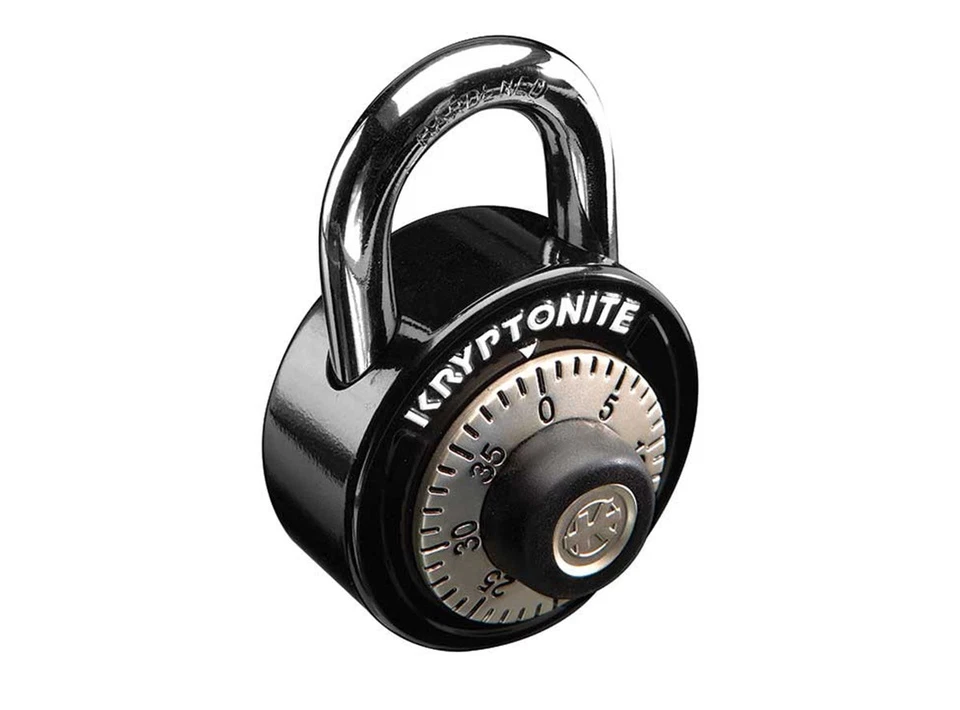 Kryptonite Gripper Combination Steel Padlock - Black - Image 1 of 1