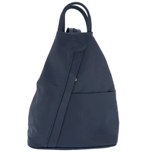 Fioretta Italiano Cuero Genuino Manija Superior Mochila Bolso de Hombro Bolso de Mano - Imagen 1 de 7