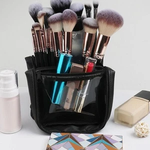 Makeup Brushes Organizer Bag Cosmetic Bag for Eyebrow Pencil Eyeshadow Brush - Picture 1 of 7