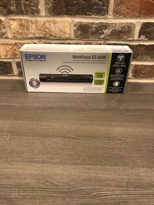 As Is Epson WF ES-60W Wireless Portable Document Scanner no image scanning - Image 1 of 4