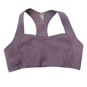 Rhone Defy Racerback Sports Bra Women’s Size Medium Dark Plum Purple Activewear - Picture 1 of 5