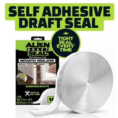 Alien Seal Draft Seal Weather Stripping Insulation Tape Draft Window Door Seal - Image 1 of 4