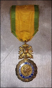 Collection du Musée Napoléon des Princes de Monaco Médaille Militaire IIIè Répub - Picture 1 of 3