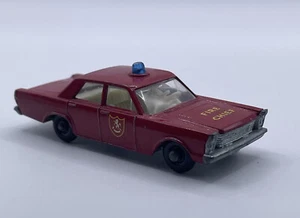 Vintage 1970 Lone Star Road Master Super Cars Ford Corsair Diecast Fire Chief - Picture 1 of 8