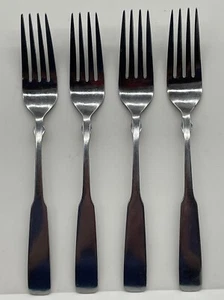 Wm. Rogers Boston Common 4 Tafelgabeln Satin Edelstahl International Silber - Bild 1 von 5