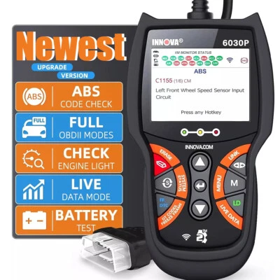INNOVA 6030P ABS Comprobar Motor Batería Coche OBD2 Escáner Lector de Código de Diagnóstico Foto 1 de 4