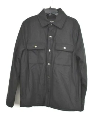 Slate & Stone Mens Wool Blend Double Breasted Peacoat Notch Long Sleeves Lined M - Image 1 of 4