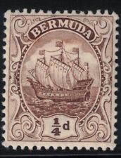 1912 Bermuda Scott 40 .25p Brown Mint MH